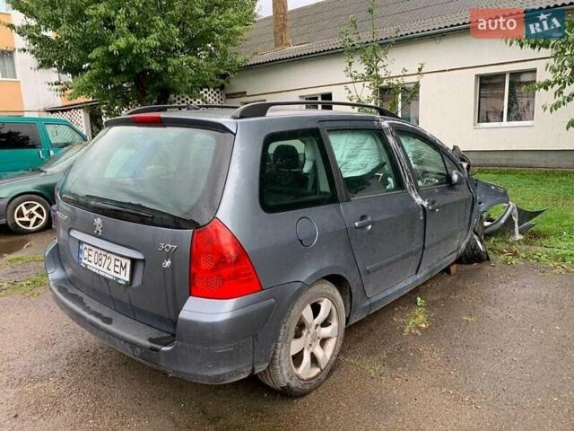 Сірий Пежо 307, об'ємом двигуна 1.6 л та пробігом 250 тис. км за 1200 $, фото 6 на Automoto.ua