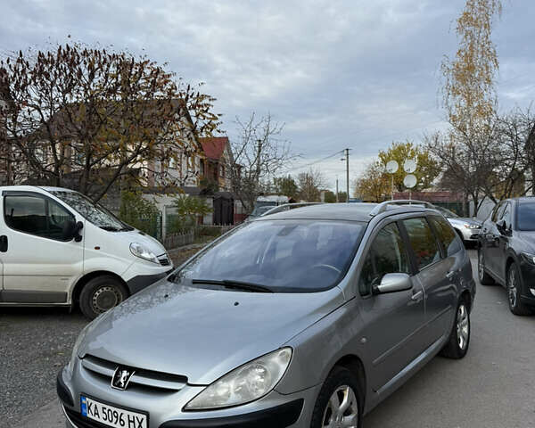 Серый Пежо 307, объемом двигателя 1.59 л и пробегом 227 тыс. км за 3650 $, фото 1 на Automoto.ua