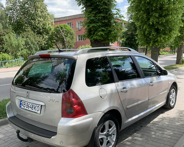 Сірий Пежо 307, об'ємом двигуна 1.6 л та пробігом 242 тис. км за 4600 $, фото 6 на Automoto.ua