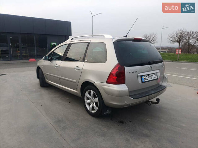 Сірий Пежо 307, об'ємом двигуна 1.56 л та пробігом 340 тис. км за 4500 $, фото 6 на Automoto.ua