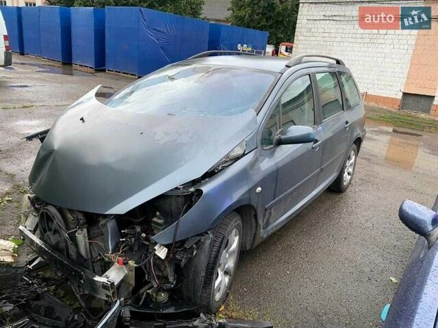 Сірий Пежо 307, об'ємом двигуна 1.6 л та пробігом 250 тис. км за 1200 $, фото 9 на Automoto.ua