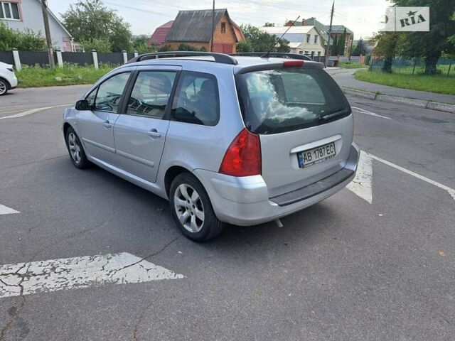 Серый Пежо 307, объемом двигателя 2 л и пробегом 320 тыс. км за 4400 $, фото 5 на Automoto.ua