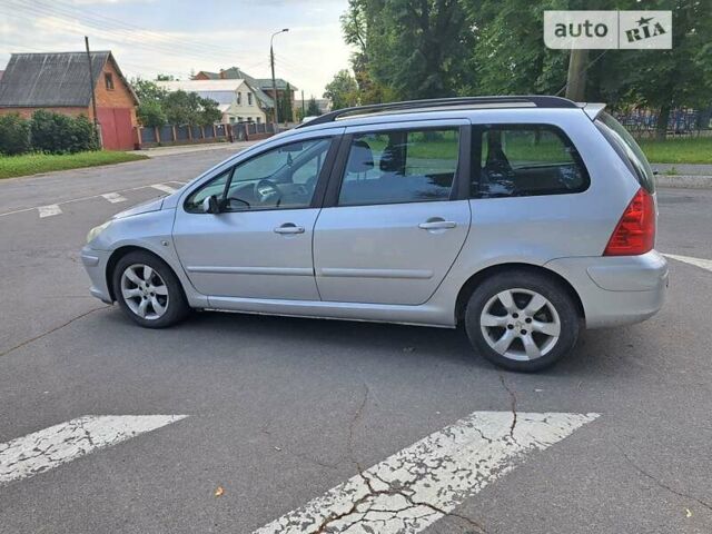 Серый Пежо 307, объемом двигателя 2 л и пробегом 320 тыс. км за 4400 $, фото 4 на Automoto.ua