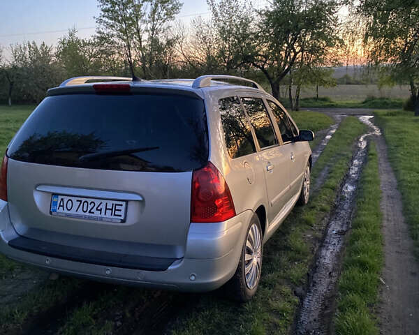 Сірий Пежо 307, об'ємом двигуна 2 л та пробігом 234 тис. км за 4800 $, фото 6 на Automoto.ua