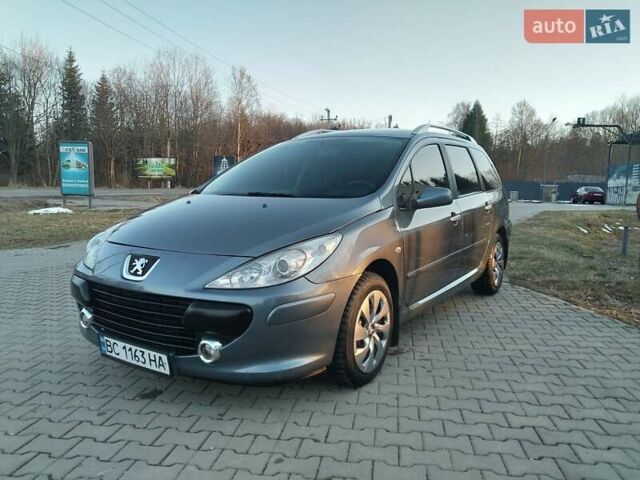 Серый Пежо 307, объемом двигателя 2 л и пробегом 200 тыс. км за 3700 $, фото 4 на Automoto.ua