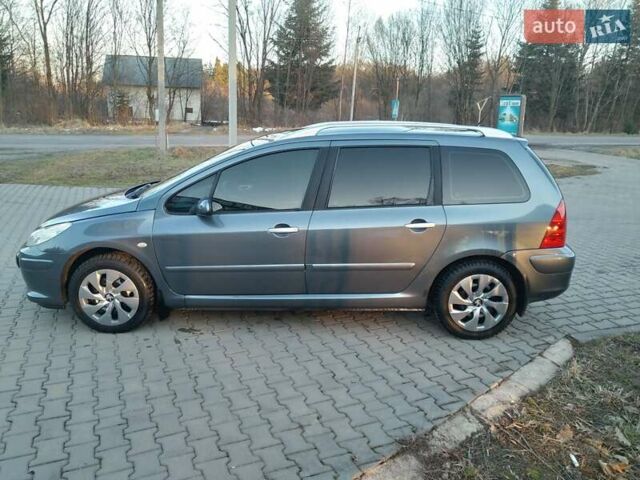 Серый Пежо 307, объемом двигателя 2 л и пробегом 200 тыс. км за 3700 $, фото 3 на Automoto.ua