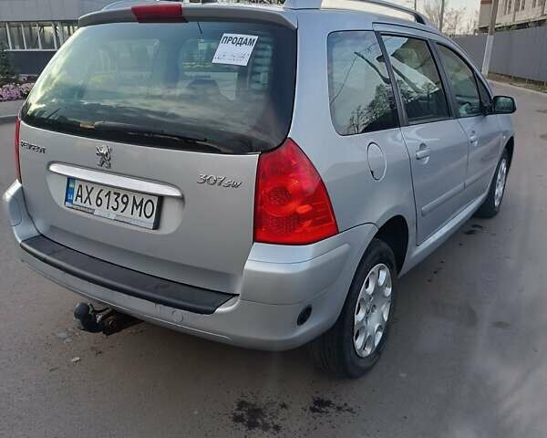 Сірий Пежо 307, об'ємом двигуна 1.59 л та пробігом 284 тис. км за 4300 $, фото 10 на Automoto.ua