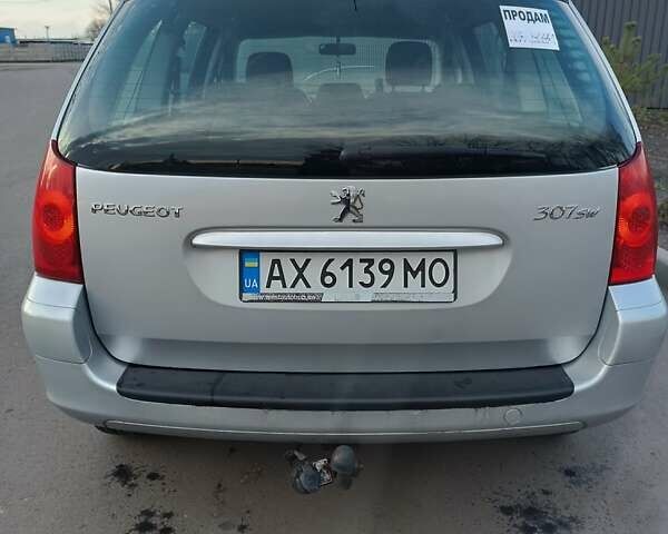 Сірий Пежо 307, об'ємом двигуна 1.59 л та пробігом 284 тис. км за 4300 $, фото 1 на Automoto.ua
