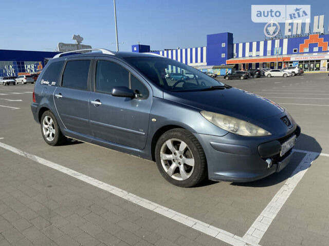 Сірий Пежо 307, об'ємом двигуна 1.6 л та пробігом 370 тис. км за 4900 $, фото 5 на Automoto.ua