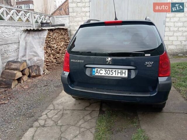 Сірий Пежо 307, об'ємом двигуна 1.56 л та пробігом 366 тис. км за 3700 $, фото 3 на Automoto.ua