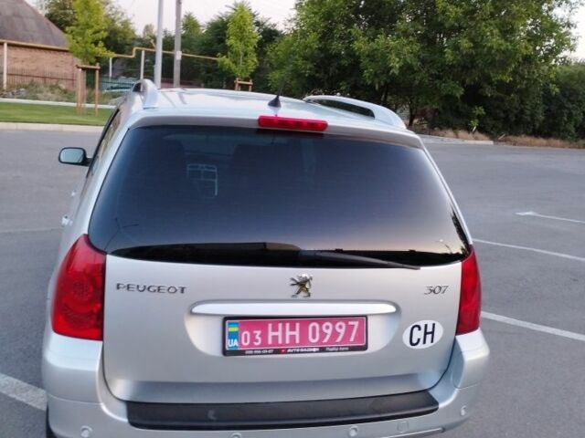 Серый Пежо 307, объемом двигателя 2 л и пробегом 195 тыс. км за 5650 $, фото 2 на Automoto.ua