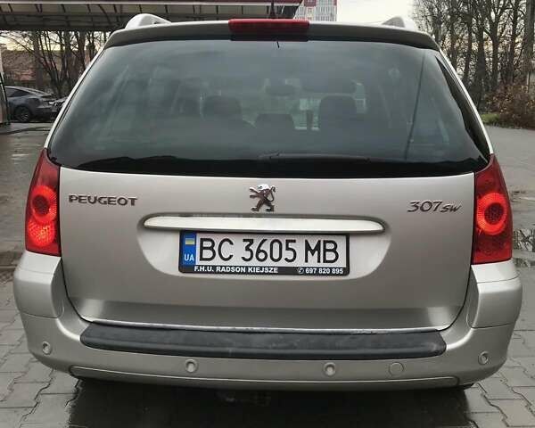 Сірий Пежо 307, об'ємом двигуна 1.59 л та пробігом 221 тис. км за 5500 $, фото 7 на Automoto.ua