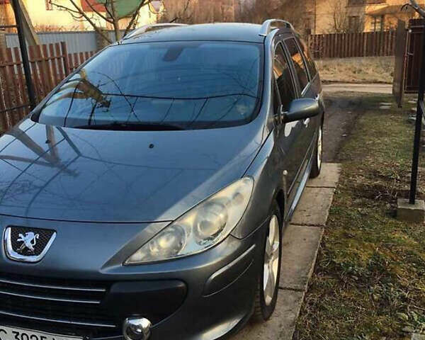 Сірий Пежо 307, об'ємом двигуна 1.6 л та пробігом 270 тис. км за 5000 $, фото 2 на Automoto.ua
