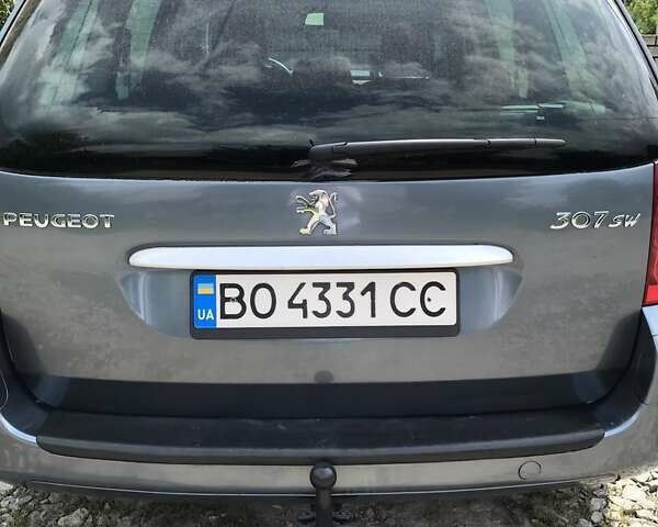 Серый Пежо 307, объемом двигателя 1.6 л и пробегом 297 тыс. км за 5700 $, фото 7 на Automoto.ua