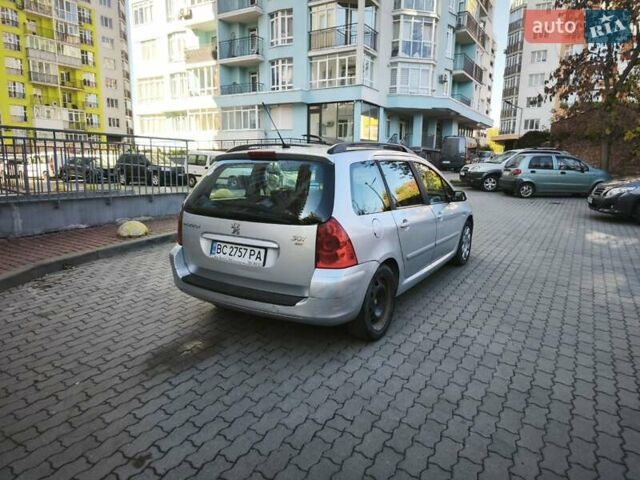 Пежо 307 2007 в Львове на Automoto.ua Серый Пежо 307, объемом двигателя 1.6 л и пробегом 296 тыс. км за 4800 $, фото 2 на Automoto.ua