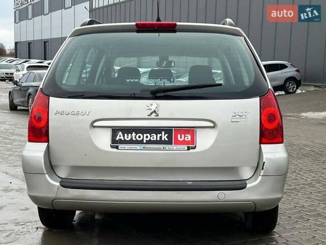 Серый Пежо 307, объемом двигателя 1.6 л и пробегом 208 тыс. км за 4190 $, фото 7 на Automoto.ua