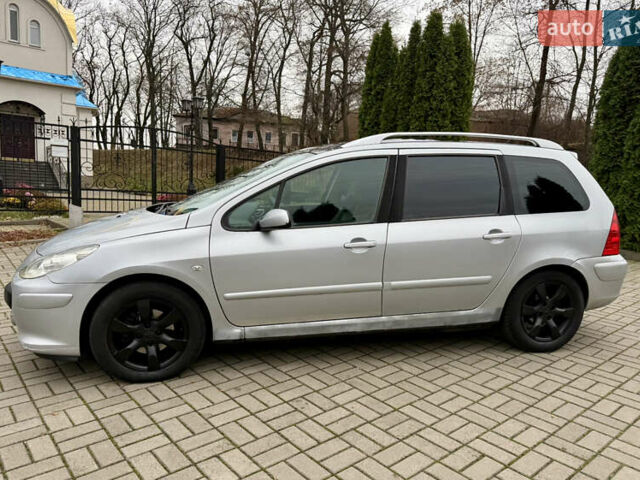 Серый Пежо 307, объемом двигателя 2 л и пробегом 210 тыс. км за 3950 $, фото 1 на Automoto.ua