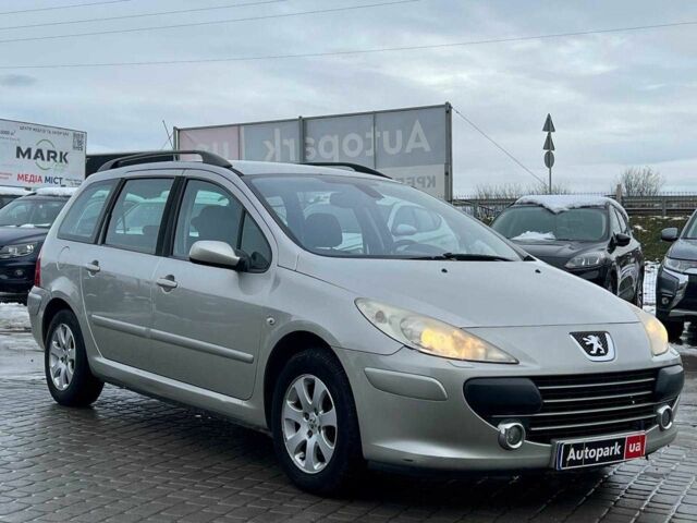 Серый Пежо 307, объемом двигателя 1.6 л и пробегом 208 тыс. км за 4190 $, фото 2 на Automoto.ua