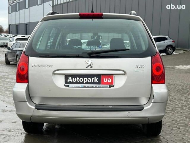 Сірий Пежо 307, об'ємом двигуна 1.6 л та пробігом 208 тис. км за 4190 $, фото 7 на Automoto.ua