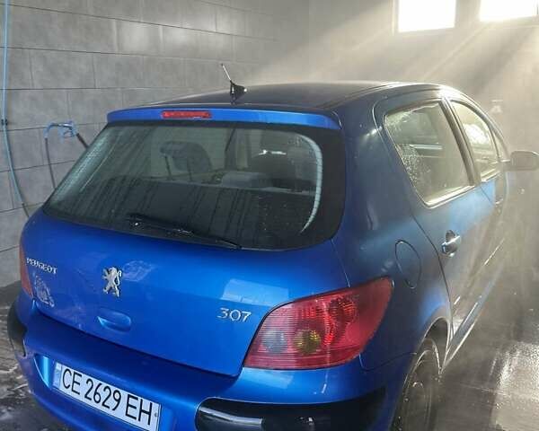 Синий Пежо 307, объемом двигателя 1.59 л и пробегом 255 тыс. км за 2950 $, фото 1 на Automoto.ua