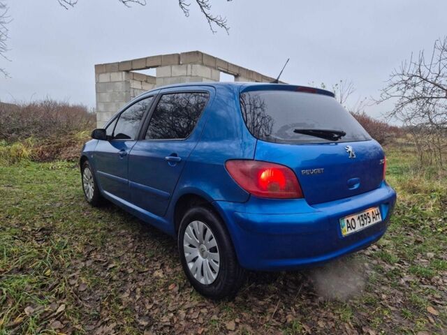 Синий Пежо 307, объемом двигателя 1.4 л и пробегом 286 тыс. км за 1950 $, фото 3 на Automoto.ua