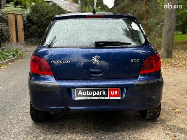 Синий Пежо 307, объемом двигателя 2 л и пробегом 296 тыс. км за 3590 $, фото 5 на Automoto.ua