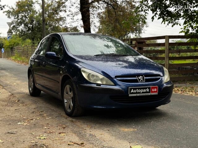 Синий Пежо 307, объемом двигателя 2 л и пробегом 296 тыс. км за 3590 $, фото 2 на Automoto.ua