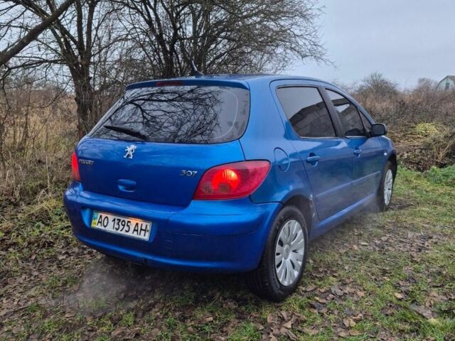 Синий Пежо 307, объемом двигателя 1.4 л и пробегом 286 тыс. км за 1950 $, фото 5 на Automoto.ua