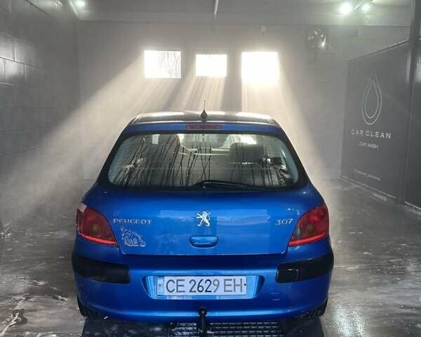 Синий Пежо 307, объемом двигателя 1.59 л и пробегом 255 тыс. км за 2950 $, фото 2 на Automoto.ua