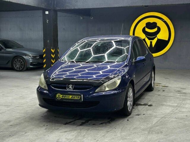 Синий Пежо 307, объемом двигателя 2 л и пробегом 260 тыс. км за 3900 $, фото 2 на Automoto.ua