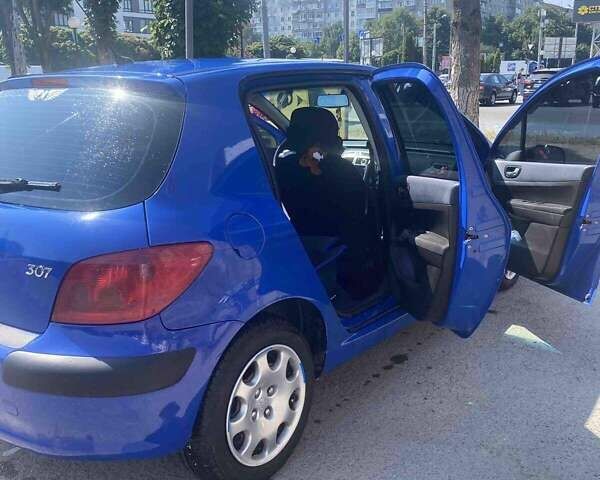 Синій Пежо 307, об'ємом двигуна 1.59 л та пробігом 370 тис. км за 3700 $, фото 4 на Automoto.ua
