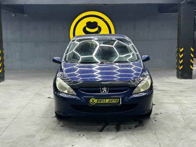 Синий Пежо 307, объемом двигателя 2 л и пробегом 260 тыс. км за 3900 $, фото 1 на Automoto.ua