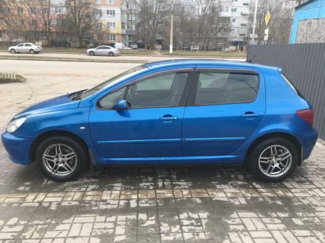 Синій Пежо 307, об'ємом двигуна 2 л та пробігом 258 тис. км за 3900 $, фото 3 на Automoto.ua