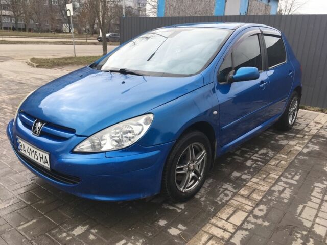 Синій Пежо 307, об'ємом двигуна 2 л та пробігом 258 тис. км за 3900 $, фото 2 на Automoto.ua