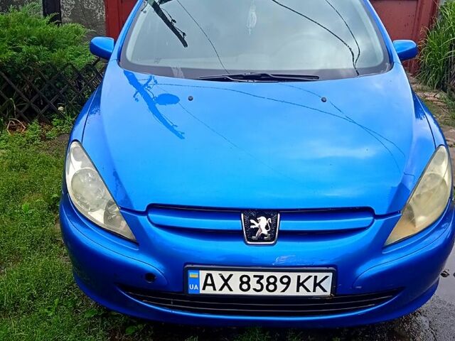 Синий Пежо 307, объемом двигателя 2 л и пробегом 300 тыс. км за 3200 $, фото 4 на Automoto.ua