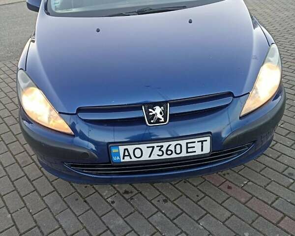Синий Пежо 307, объемом двигателя 1.4 л и пробегом 262 тыс. км за 3000 $, фото 3 на Automoto.ua