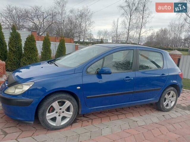 Синий Пежо 307, объемом двигателя 1.59 л и пробегом 288 тыс. км за 3200 $, фото 2 на Automoto.ua