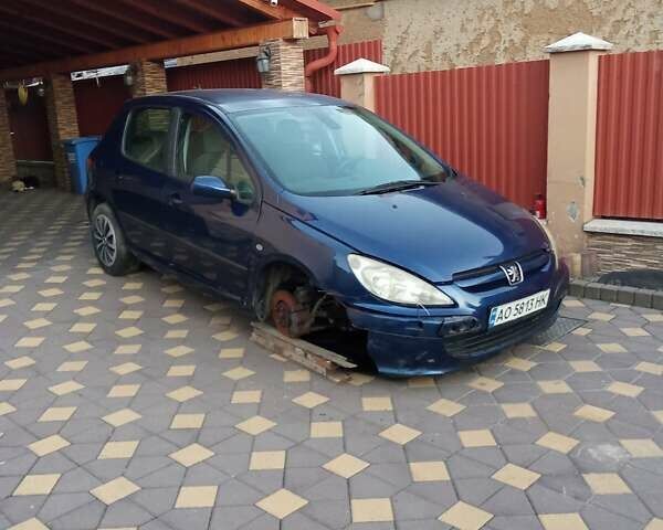 Синій Пежо 307, об'ємом двигуна 2 л та пробігом 347 тис. км за 999 $, фото 21 на Automoto.ua
