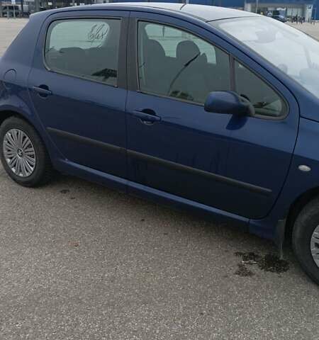 Синій Пежо 307, об'ємом двигуна 2 л та пробігом 434 тис. км за 3000 $, фото 4 на Automoto.ua