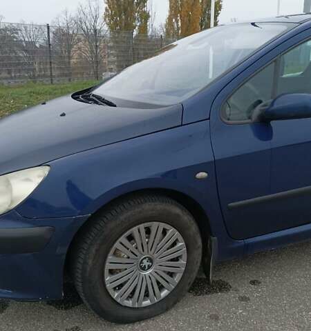 Синій Пежо 307, об'ємом двигуна 2 л та пробігом 434 тис. км за 3000 $, фото 11 на Automoto.ua