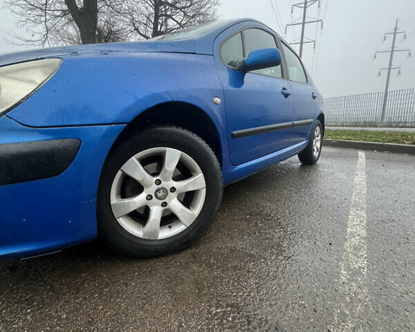 Синий Пежо 307, объемом двигателя 2 л и пробегом 168 тыс. км за 4000 $, фото 7 на Automoto.ua