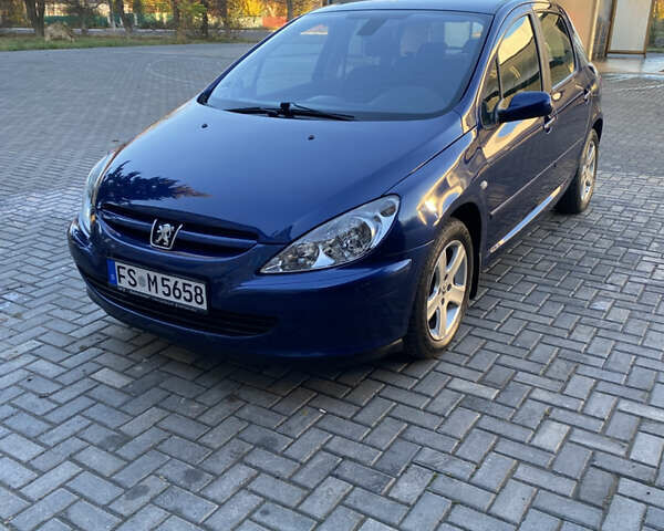Синій Пежо 307, об'ємом двигуна 1.6 л та пробігом 192 тис. км за 4600 $, фото 2 на Automoto.ua
