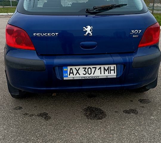 Синій Пежо 307, об'ємом двигуна 2 л та пробігом 434 тис. км за 3000 $, фото 6 на Automoto.ua