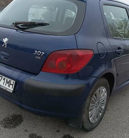 Синій Пежо 307, об'ємом двигуна 2 л та пробігом 434 тис. км за 3000 $, фото 3 на Automoto.ua