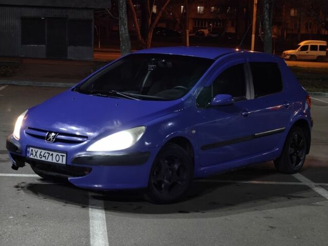 Синий Пежо 307, объемом двигателя 1.4 л и пробегом 777 тыс. км за 2499 $, фото 13 на Automoto.ua