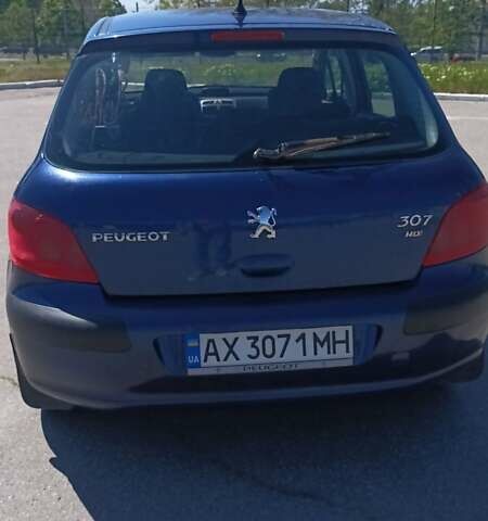 Синій Пежо 307, об'ємом двигуна 2 л та пробігом 430 тис. км за 3400 $, фото 2 на Automoto.ua