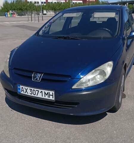Синій Пежо 307, об'ємом двигуна 2 л та пробігом 430 тис. км за 3400 $, фото 1 на Automoto.ua