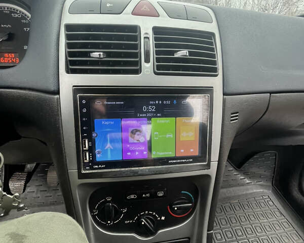 Синий Пежо 307, объемом двигателя 2 л и пробегом 168 тыс. км за 4000 $, фото 30 на Automoto.ua