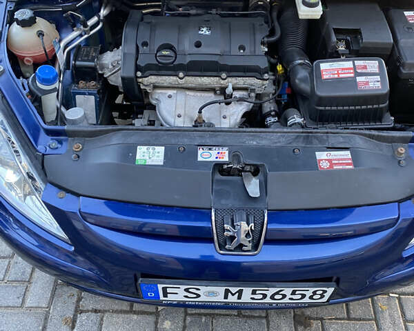 Синій Пежо 307, об'ємом двигуна 1.6 л та пробігом 192 тис. км за 4600 $, фото 8 на Automoto.ua