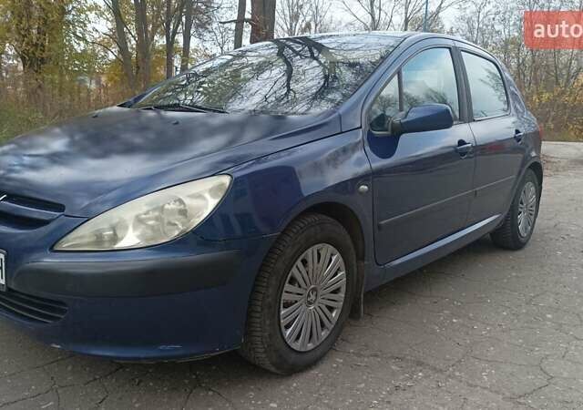Синій Пежо 307, об'ємом двигуна 2 л та пробігом 434 тис. км за 3000 $, фото 9 на Automoto.ua